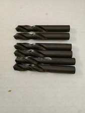 15/32 Screw Machine Drill Bits HSS USA Michigan Pk of 6 bits