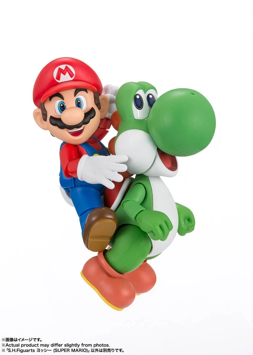 Yoshi. SH Figuarts. Super Mario. Bandai Tamashii Nations