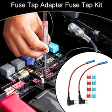 DC 32V Small Fuse Tap Adapter w/ 8 10A+15A Blade Style Fuse