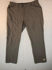 36x30 REI Co-op Mistral Soft Shell Hiking Pants Mens Brown Tech Stretch Trail