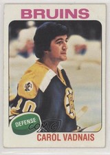 1975-76 Topps Carol Vadnais #27 0bn8