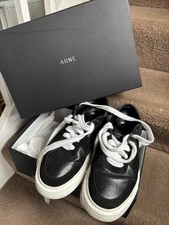ARNE Black leather & suede Hybrid Runners (used)+ OG Box
