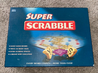 Super Scrabble Brettspiel Tinderbox Mattel Spiele 2006 komplett #10103