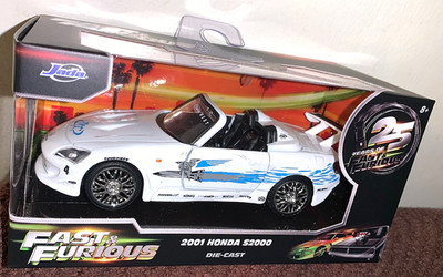 JADA 2026 1/32 DIE-CAST 25 YEARS OF FAST & FURIOUS WHITE 2001