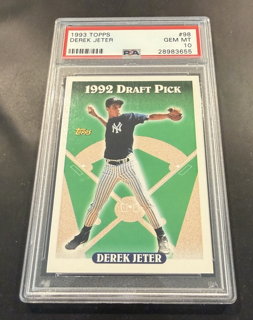 1993 Topps Derek Jeter RC #98 PSA 10 GEM MINT view 1