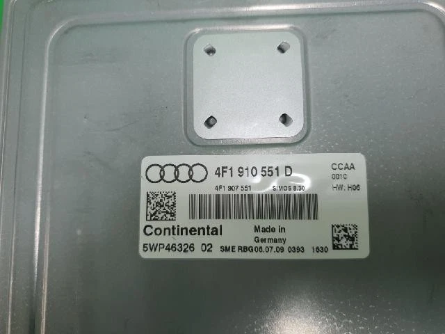 Módulo de unidad de control del motor ECU AUDI A6 Quattro 2010 4F1 910 551 D Foto 3 de 4