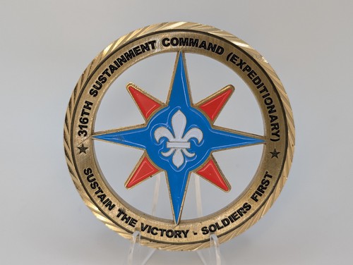 316th Sustainment Command Expeditionary Command Sergeant Major Challenge Coin