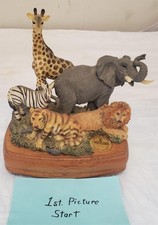 Westland Limited Edition Natures Images Zoo Animals Music Box Born Free