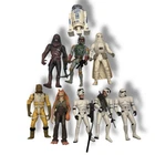 Star Wars Kenner Lot 1996 Figure Set of 9 Vintage 3.75” 90s W / Gun Accessories