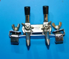 Bass Drum Set Hoop Mounted  Bass Drum Anchor with Spikes & Rubber Feet