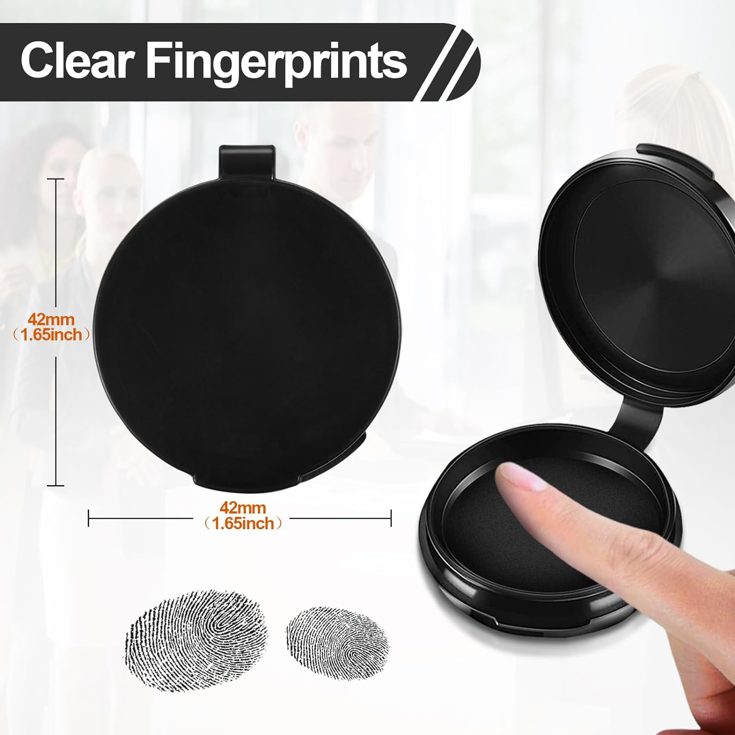 Finger Ink Pad, Ink Pad Fingerprint Ink PadsBlack Ink Finger Printing