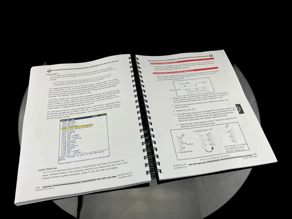 Haas Milling Machine 96-8000 Operators Manual Instructions 2012 - 314 PAGES - - Image 3 of 4