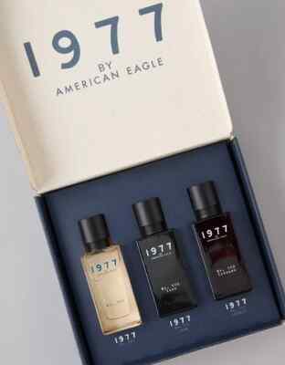AEO American Eagle 1977 Eau De Cologne Discovery 3pc Set -1977, Icon, Intense