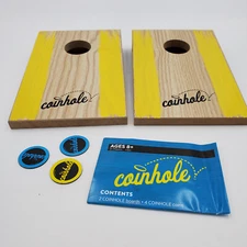 Hasbro Coinhole Game Tabletop Small Cornhole 1 Missing Coin