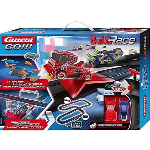 NEW Carrera GO!!! Build N Race 20062531 Racing Set 6.2 Slot Car Race Track Set - Afbeelding 1 van 7