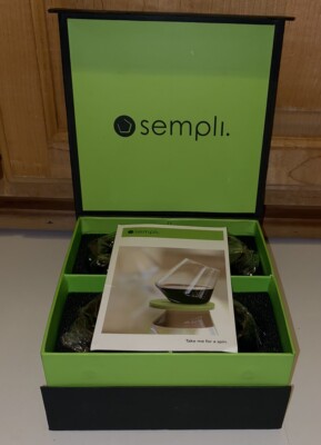 Sempli Cupa-Rocks Shot Take Me For A Spin Glasses.  Set Of 4 New In Box