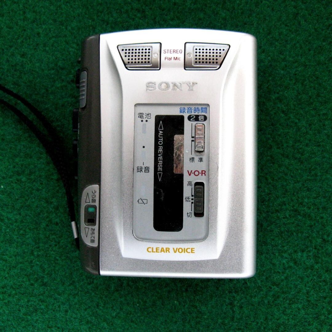 SONY カセットレコーダー ダブルスピーカー インタビュー用 TCS