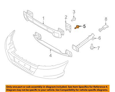 FORD OEM 15-23 E-Transit Bumper Components-Lower Impact Bar Bolt W506434S439