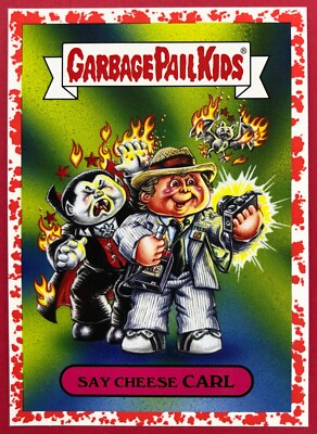 2019 Garbage Pail Kids Revenge of Oh Say Cheese Carl 20/75 Red #9b of 15