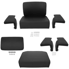 Backrest/ArmRest/Seat Bottom Cushion/Seat Set For John Deere Crawler 350 450 550