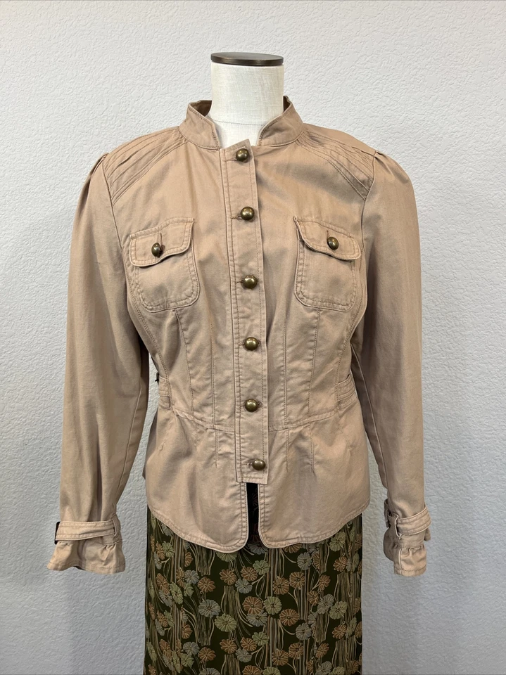 Traje de institutriz marrón Sound Of Music Maria chaqueta marrón tostado M falda floral 8 Foto 2 de 4