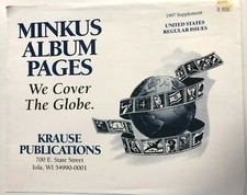 Minkus United States 1997 Regular Issues Stamp Album Supplement Pages-