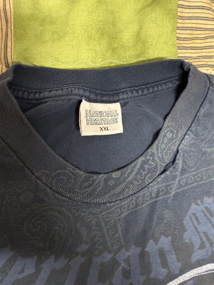 Camiseta De Colección American Pride Clásica Low Rider Talla XXL Azul Homies Y2K Azul Foto 3 de 4