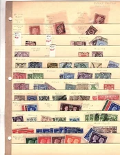 Great Britain stamps and colonies past present  1850s -1940s used  cv 476  (mb26