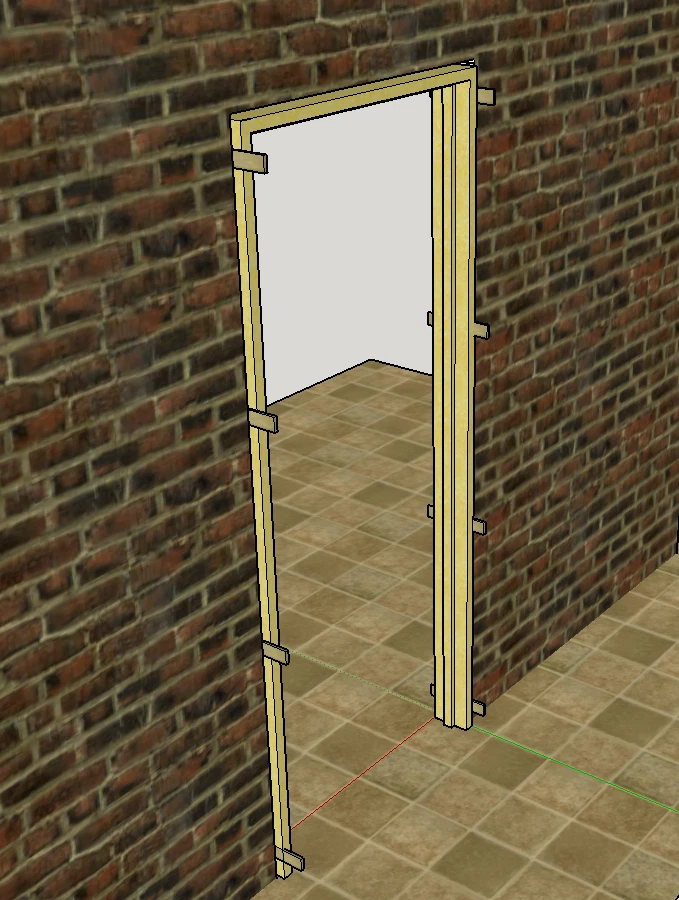 200x38 mm Wooden Wedges Shims leveling door frame fixing windows spacers packers - Image 3 of 4