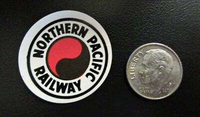 #ad Original Vintage Northern Pacific Railway Advertising Stamp 1quot; size $2.69