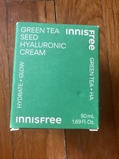 Innisfree Green Tea Seed Hyaluronic Cream 50ml K-Beauty Moisturizer New