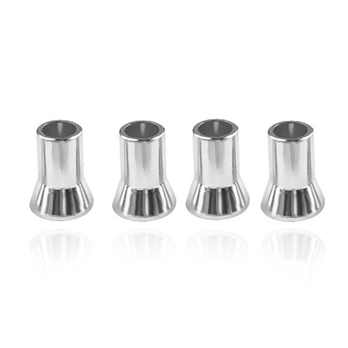 4set TR413 Chrome Car Tire Wheel Tyre Valves Stem Hex Cap & Sleeve Cover - Picture 8 of 9