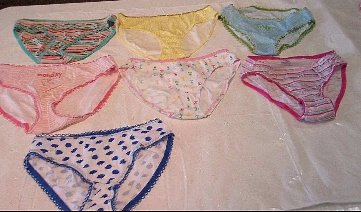 NEW 7 PAIR Girls Size Large (10) * OLD NAVY & GAP * Underwear Panties  Bikinis