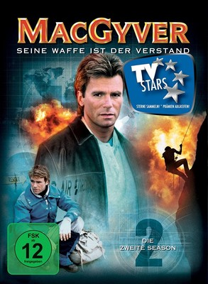 MACGYVER (RICHARD DEAN ANDERSON, DANA ELCAR,...) S2  6 DVD NEU 
