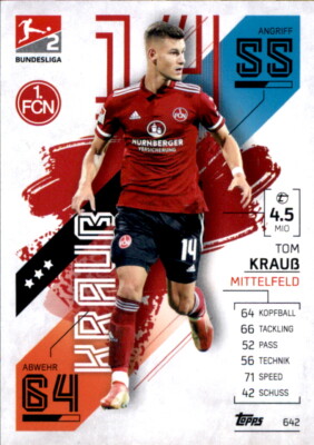 Match Attax EXTRA 2021/2022  Nr.642 - Tom Krauß