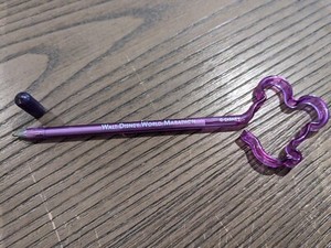 Walt Disney World Marathon PEN Mickey Mouse design purple