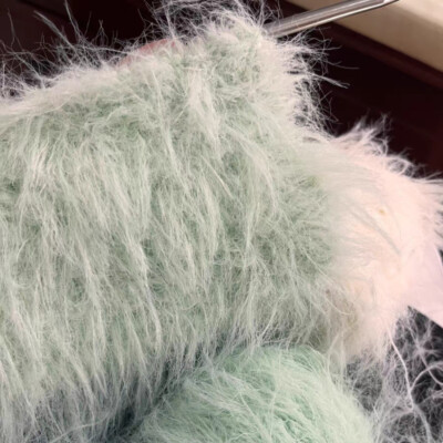 50g Long Plush Yarn for Crochet Bag Puffy yarn Fancy crochet yarn Fluffy Soft