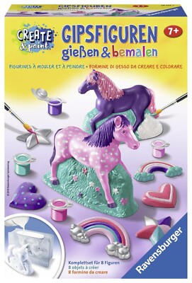 Ravensburger Kreativset Create & Paint, Fantasy Horse, (Set), Mit 3D und 2D