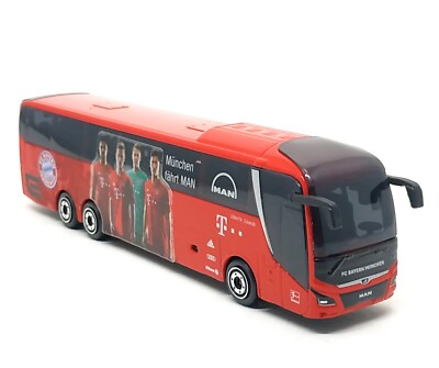 Majorette Man Lion's Coach L FC Bayern Munich - Red Scale 1/100 (5.5'')