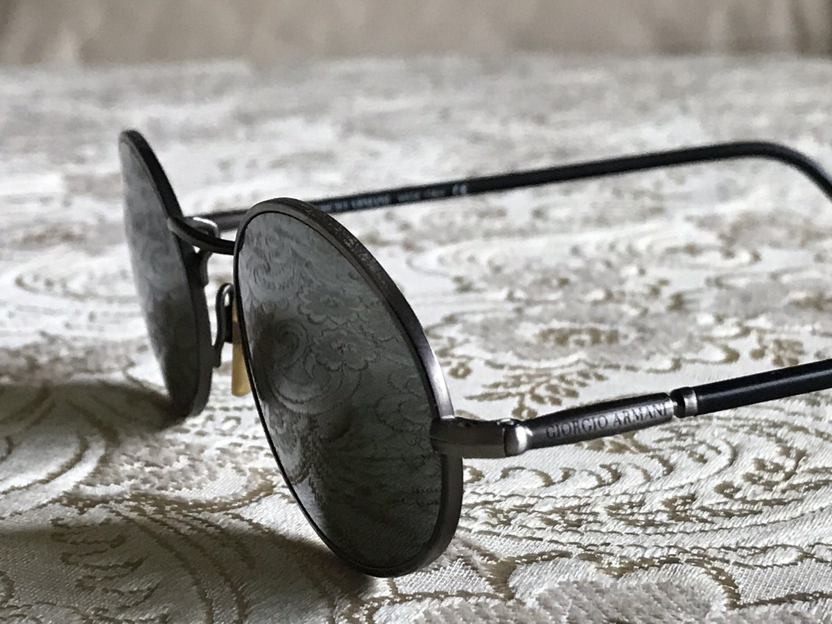 希少 90s アルマーニ 650 915/36 Authentic Vintage Giorgio Armani 650 915/36 with 100% UV Gray