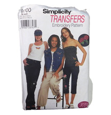 Simplicity 9100 Simplicity Transfers Embroidery Pattern New Uncut