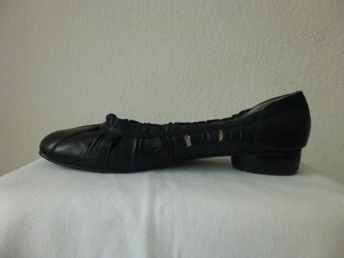 Zanon &Zago Ballerina flach Damen Gr.42 echtes Leder in schwarz top schön! - Bild 4 von 11