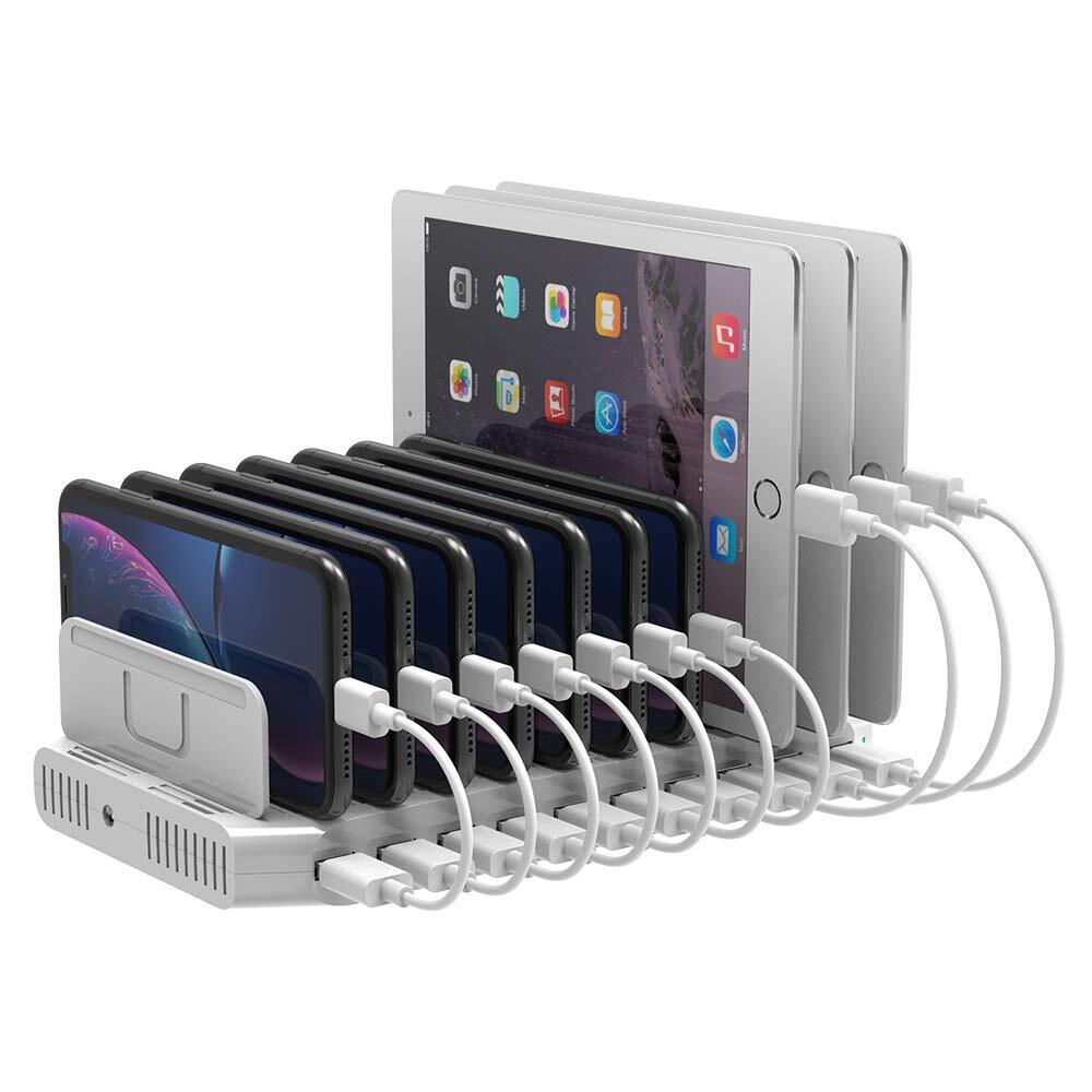 Multi-Device Charging Station with Adjustable USB Ports-image