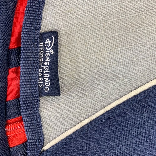 Vintage Disneyland Resort Paris Mickey Mouse Navy Embroidered Side Bag | Used - Picture 9 of 14