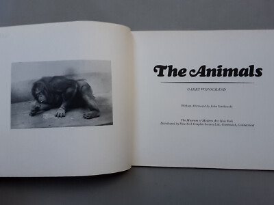 初版The Animals Garry Winogrand Garry Winogrand - The Animals (Softcover, first edition