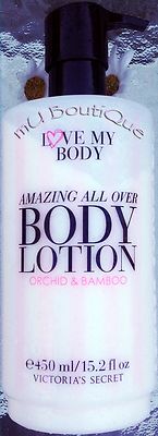 1 VICTORIAS SECRET LOVE MY BODY BAMBOO BASIL JASMINE WHITE TEA SAGE LOTION UPICK