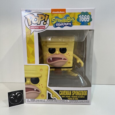 Spongebob: 25th Anniversary Caveman Spongebob Pop! Vinyl 1669