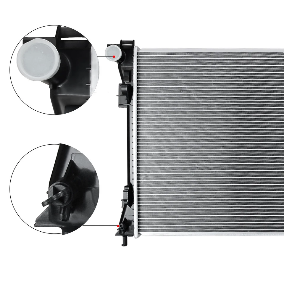 Radiator For 2008-2020 Dodge Grand Caravan 2008-2016 Chrysler Town & Country - Image 3 of 4