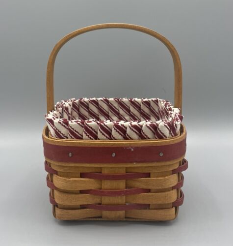 Longaberger 1993  Sweetheart Basket Item 11347 Handmade In USA Weaver RAB - Picture 1 of 7