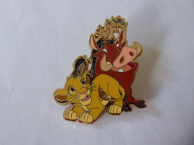 Disney Trading Pins 165374     PALM - Young Simba, Timon, Pumbaa - Friends - Lio